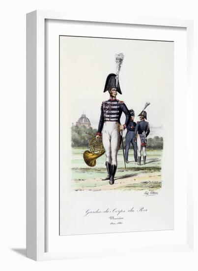 Gardes-Du-Corps De Roi, Musicien, 1820-30-Eugene Titeux-Framed Giclee Print