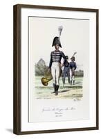 Gardes-Du-Corps De Roi, Musicien, 1820-30-Eugene Titeux-Framed Giclee Print