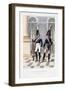 Gardes-Du-Corps De Roi, Service De Chateau, 1814-Eugene Titeux-Framed Premium Giclee Print