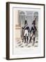 Gardes-Du-Corps De Roi, Service De Chateau, 1814-Eugene Titeux-Framed Giclee Print