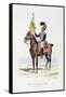 Gardes-Du-Corps De Roi, Standard Bearer, 1820-Eugene Titeux-Framed Stretched Canvas