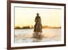 Gardian, Cowboy and Horseman of the Camargue, Camargue, France-Peter Adams-Framed Photographic Print