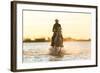 Gardian, Cowboy and Horseman of the Camargue, Camargue, France-Peter Adams-Framed Photographic Print