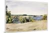 Gardiner's Bay from Sag Harbor, 1899 (Watercolour on Paper)-George Wesley Bellows-Mounted Giclee Print