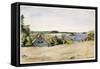 Gardiner's Bay from Sag Harbor, 1899 (Watercolour on Paper)-George Wesley Bellows-Framed Stretched Canvas