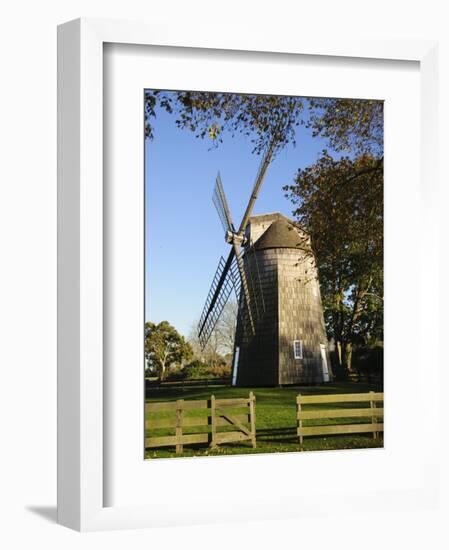 Gardiner Windmill, East Hampton, the Hamptons, Long Island, New York State, USA-Robert Harding-Framed Photographic Print