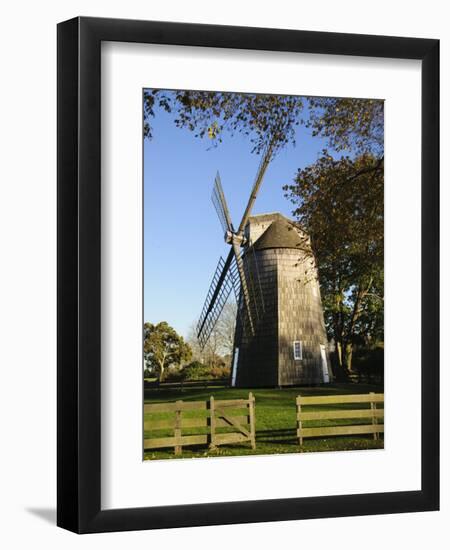 Gardiner Windmill, East Hampton, the Hamptons, Long Island, New York State, USA-Robert Harding-Framed Premium Photographic Print