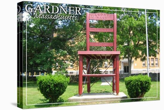 Gardner, Massachusetts - the Chair City-Lantern Press-Stretched Canvas