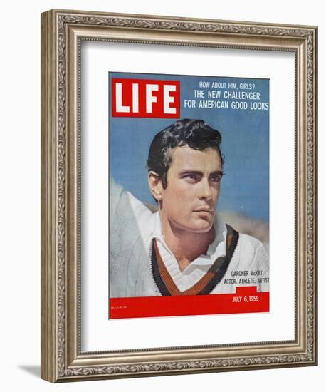 Gardner McKay: Actor, Athlete, Artist, July 6, 1959-Allan Grant-Framed Photographic Print