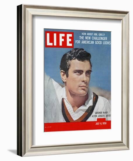 Gardner McKay: Actor, Athlete, Artist, July 6, 1959-Allan Grant-Framed Photographic Print