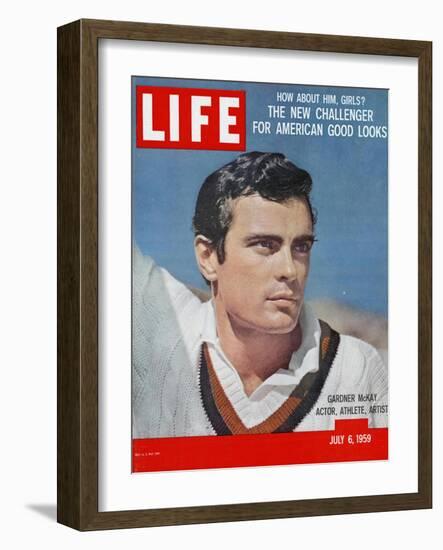 Gardner McKay: Actor, Athlete, Artist, July 6, 1959-Allan Grant-Framed Photographic Print