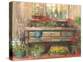 Gardners Table-Carol Rowan-Stretched Canvas