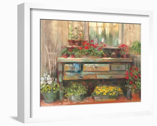 Gardners Table-Carol Rowan-Framed Art Print