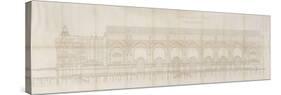 Gare d'Orsay (Paris) : coupe longitudinale-Victor Laloux-Stretched Canvas