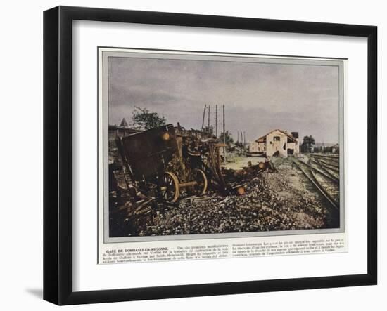 Gare De Dombasle-En-Argonne-Jules Gervais-Courtellemont-Framed Photographic Print