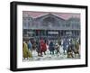 Gare De L'Est under Snow, 1917-Maximilien Luce-Framed Giclee Print