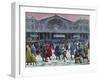 Gare De L'Est under Snow, 1917-Maximilien Luce-Framed Giclee Print