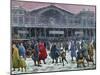 Gare De L'Est under Snow, 1917-Maximilien Luce-Mounted Giclee Print