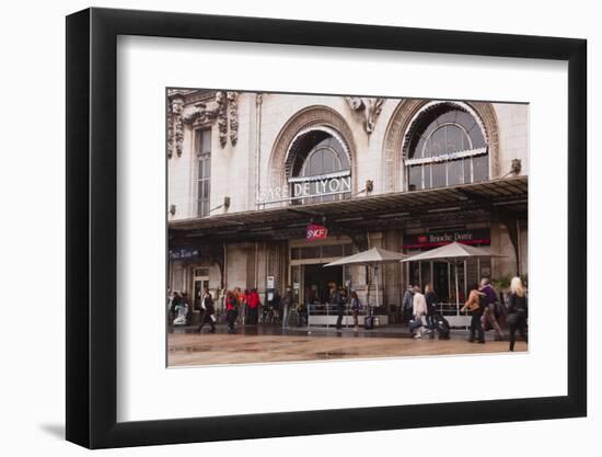 Gare De Lyon Railway Station in Central Paris, France, Europe-Julian Elliott-Framed Photographic Print