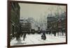 Gare Du Nord, Paris-Eugene Galien-Laloue-Framed Giclee Print