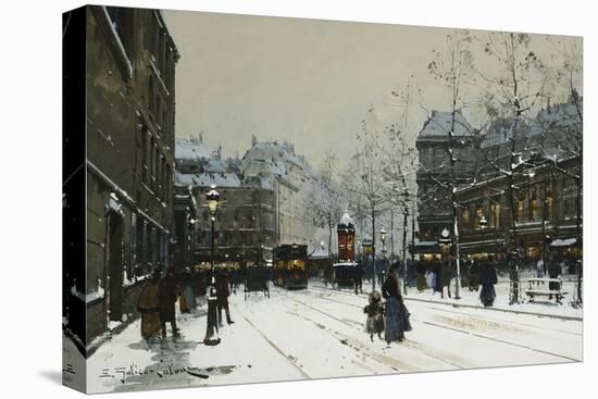 Gare Du Nord, Paris-Eugene Galien-Laloue-Stretched Canvas