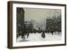 Gare Du Nord, Paris-Eugene Galien-Laloue-Framed Giclee Print