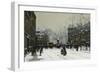 Gare Du Nord, Paris-Eugene Galien-Laloue-Framed Giclee Print