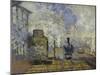 Gare Saint-Lazare, c.1877-Claude Monet-Mounted Giclee Print