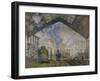 Gare Saint-Lazare, c.1877-Claude Monet-Framed Giclee Print