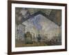 Gare Saint-Lazare, c.1877-Claude Monet-Framed Giclee Print