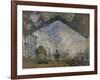 Gare Saint-Lazare, c.1877-Claude Monet-Framed Giclee Print