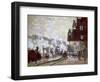 Gare Saint-Lazare, Paris, 1877-Claude Monet-Framed Giclee Print
