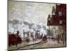 Gare Saint-Lazare, Paris, 1877-Claude Monet-Mounted Giclee Print