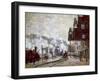 Gare Saint-Lazare, Paris, 1877-Claude Monet-Framed Giclee Print