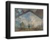 Gare Saint-Lazare-Claude Monet-Framed Art Print