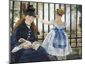 Gare St. Lazare, 1872-3-Edouard Manet-Mounted Giclee Print