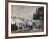 Gare St. Lazare, the Western Docks, 1877-Claude Monet-Framed Giclee Print