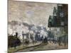 Gare St. Lazare, the Western Docks, 1877-Claude Monet-Mounted Giclee Print