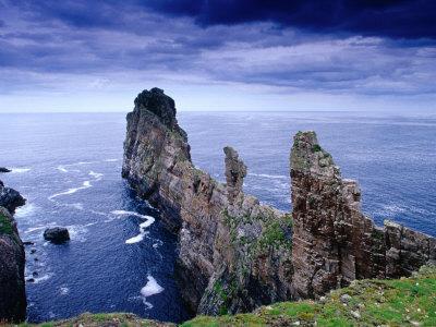 Coastal Rock Outcrops at Dun Balair, Tory Island, Ireland