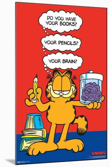 Garfield - Brain-Trends International-Mounted Poster