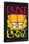Garfield - Don't Care-Trends International-Framed Poster