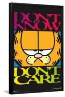 Garfield - Don't Care-Trends International-Framed Poster