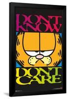 Garfield - Don't Care-Trends International-Framed Poster