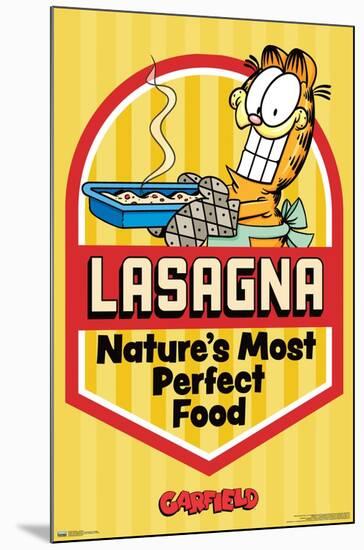 Garfield - Lasagna-Trends International-Mounted Poster