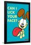 Garfield - Odie Face Lick-Trends International-Framed Poster
