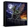 Gargoyle 2-FlyLand Designs-Framed Stretched Canvas