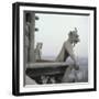 Gargoyle from the Balustrade of the Grande Galerie, Replica of a 12th Century Original-Eug?ne Viollet-le-Duc-Framed Giclee Print