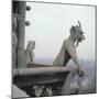 Gargoyle from the Balustrade of the Grande Galerie, Replica of a 12th Century Original-Eug?ne Viollet-le-Duc-Mounted Giclee Print