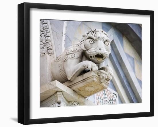 Gargoyle of Duomo Pisa, Pisa, Italy-Dennis Flaherty-Framed Photographic Print