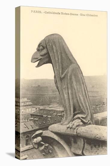 Gargoyle on Notre Dame, Paris-null-Stretched Canvas